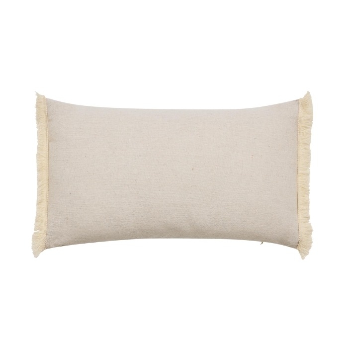 Coussin dehous. compr. franges 30 x 50 cm polycoton uni vertis Sans