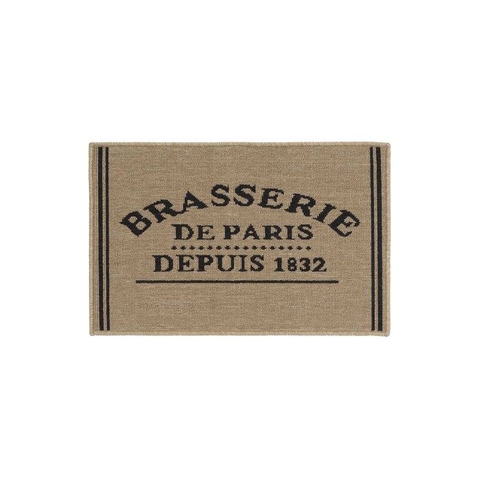 Tapis rectangle 50 x 80 cm bouclette troquet Sans