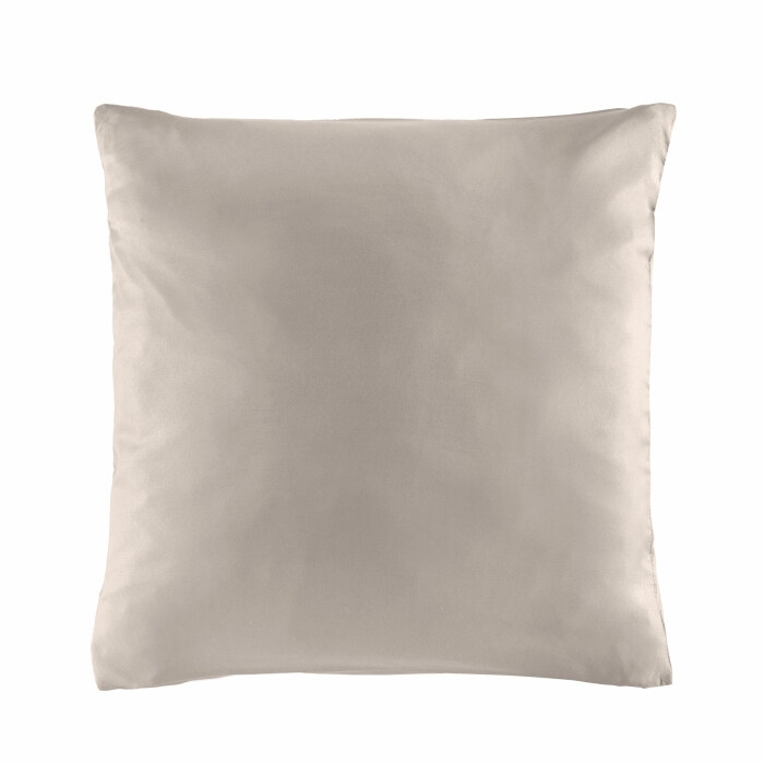 Taie d'oreiller forme sac 63 x 63 cm microfibre unie oscar Naturel