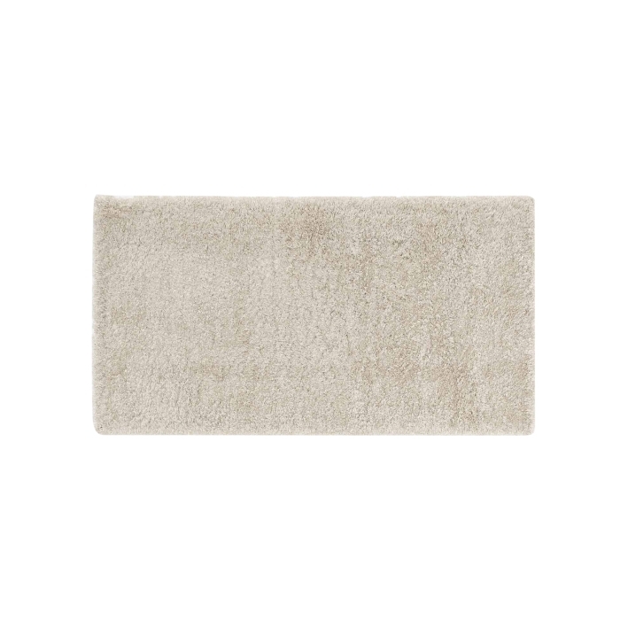 Tapis rectangle 60 x 110 cm shaggy uni Tango Naturel