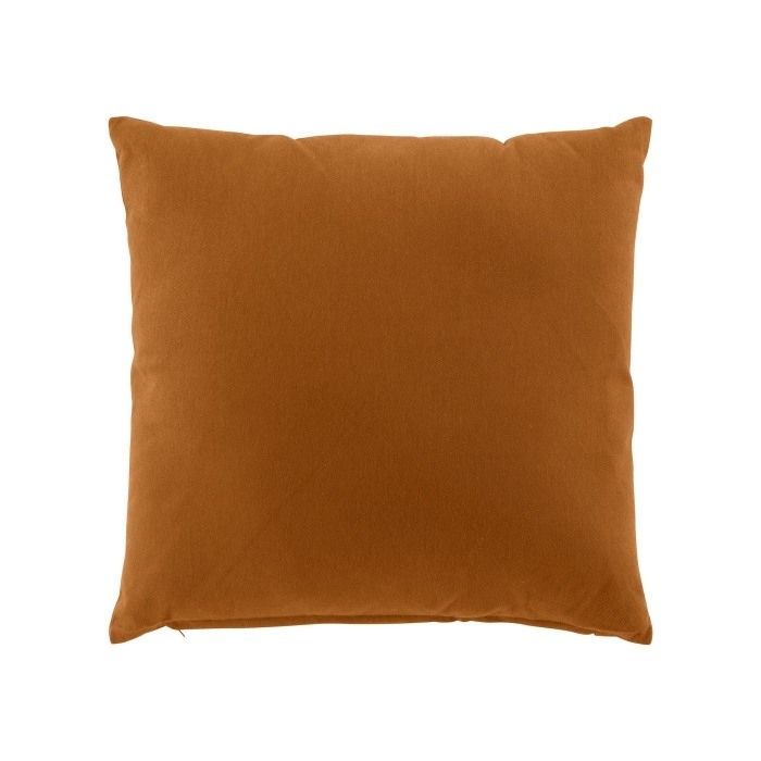 Coussin dehoussable 45 x 45 cm coton/polyester recycle twily Camel