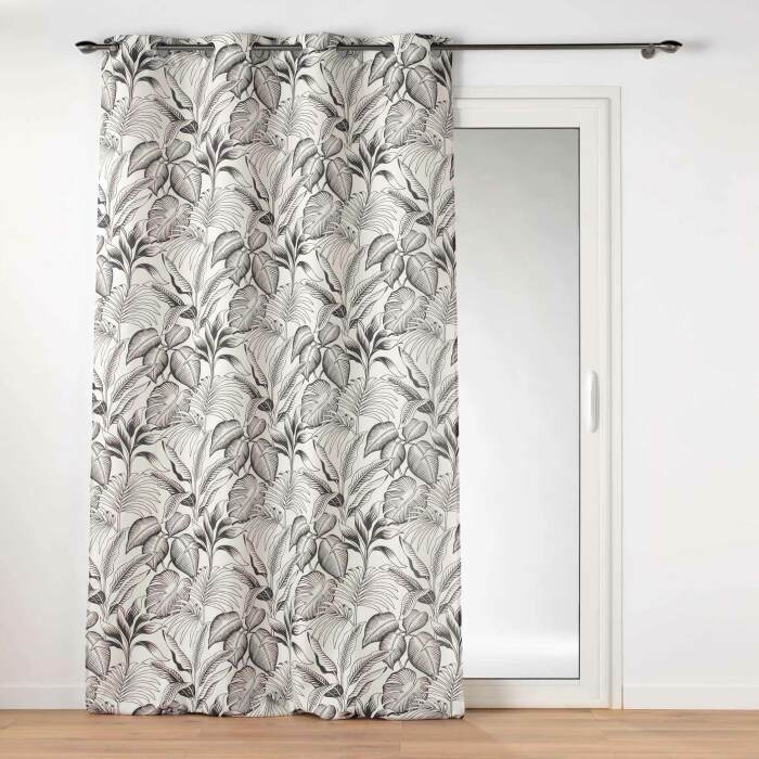 Rideau tamisant 140 x 260 cm polyester imprimé Cabana Naturel