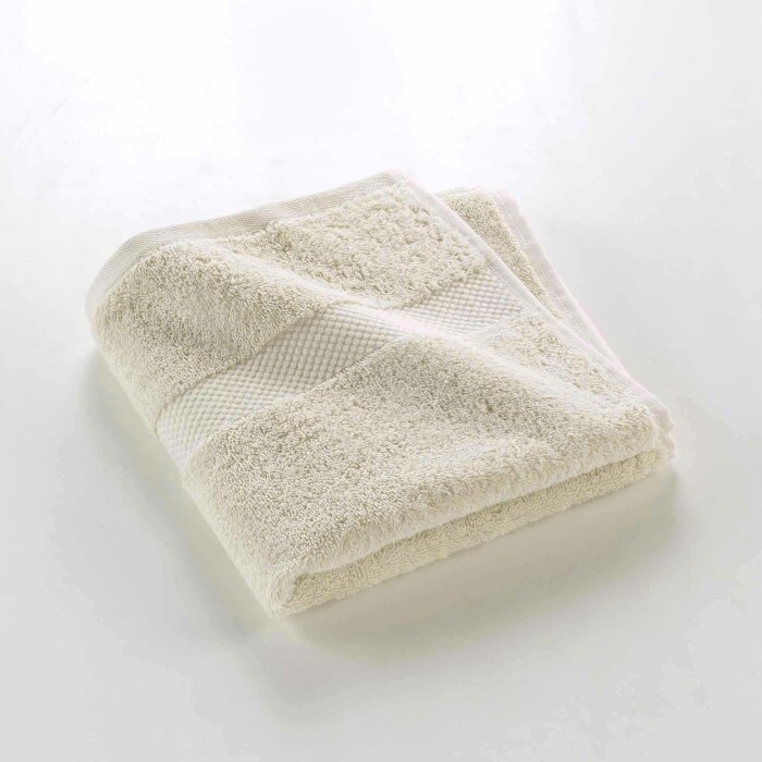 Serviette de toilette 50 x 90 cm éponge 600 gr Elegance Sable