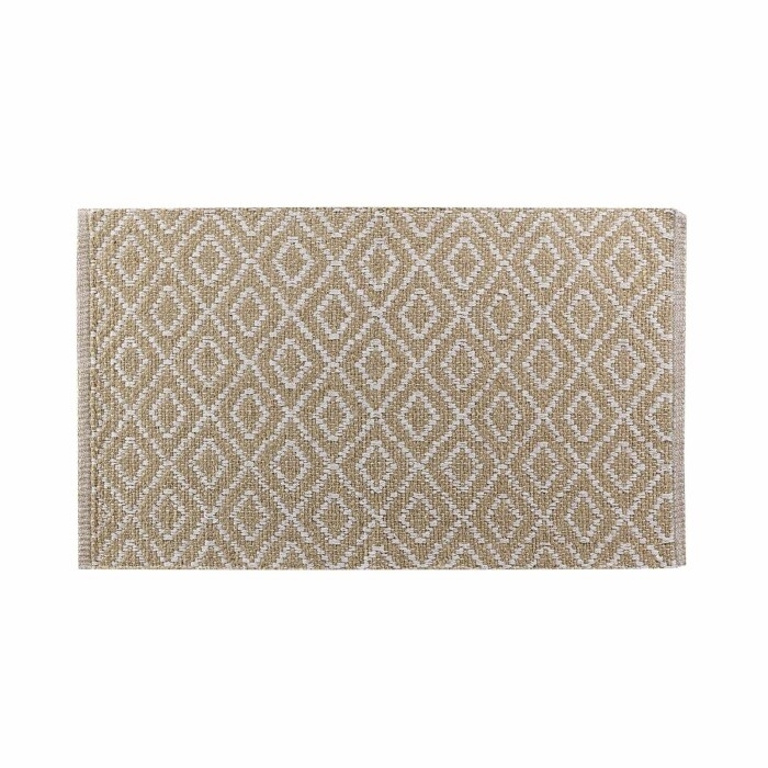 Tapis rectangle 50 x 80 cm coton/polyester tisse lazaro Sans