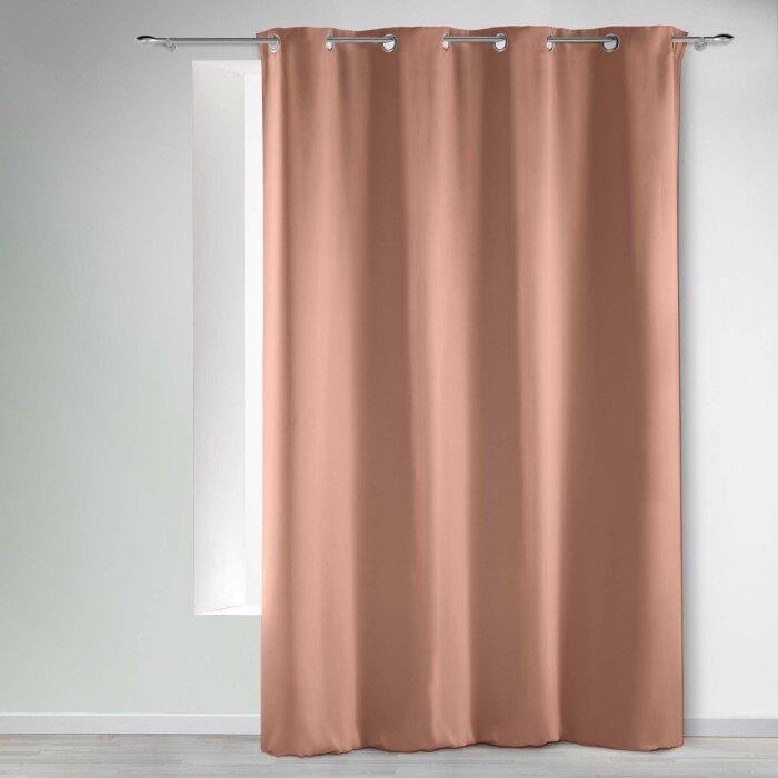 Rideau occultant à œillets 135 x 240 cm – Uni Blush