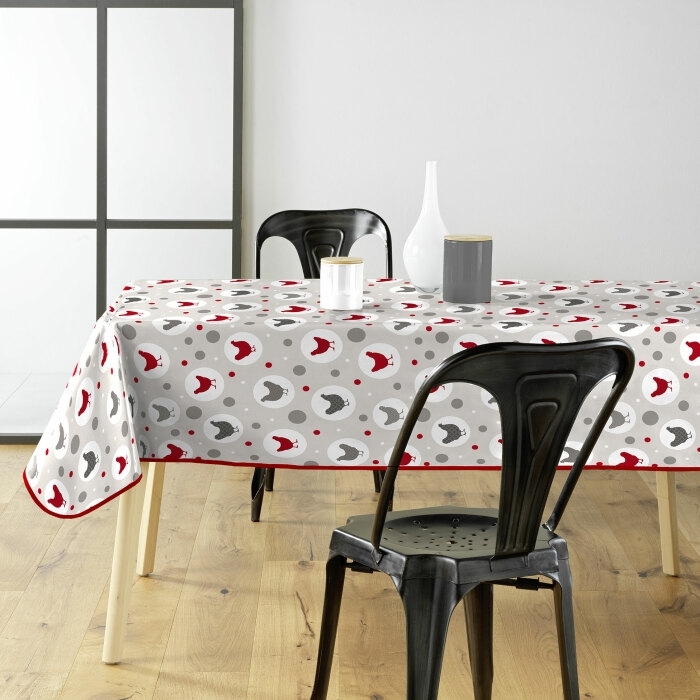 Nappe rectangle 140 x 240 cm pvc imprimé Suzette