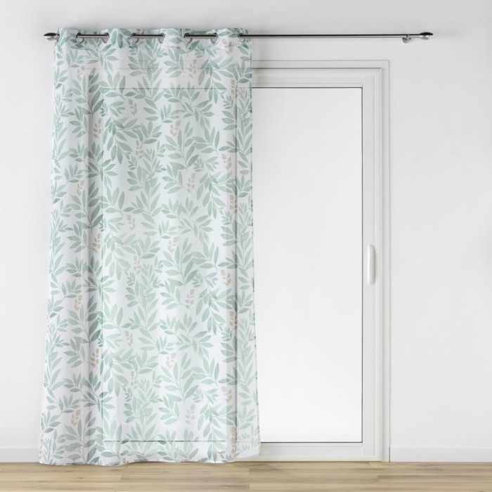 Panneau a oeillets 140 x 240 cm voile sable imprime biovana Sans