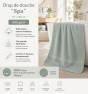 Drap de Douche Spa 70 x 140 cm 100% Coton 400 gr/m² - Menthe