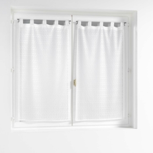 Paire droite passants 2 x 60 x 160 cm maille naomie Sans