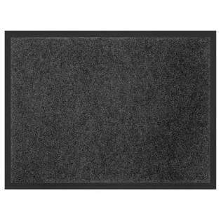 Tapis rectangle 50 x 80 cm anti-poussiere uni telio Gris sur Mon Linge de Maison Tapis rectangle 50 x 80 cm anti-poussiere uni telio Gris