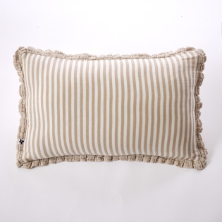 Coussin Déhoussable Gaze de Coton 45 x 45 cm Ficelle – LIVIA sur Mon Linge de Maison Coussin Déhoussable Gaze de Coton 45 x 45 cm Ficelle – LIVIA