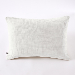 Taie d’oreiller BELLA 50x70 cm – Gaze de coton 220 g/m² – Chantilly