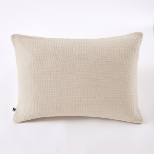 Taie d’oreiller BELLA 50x70 cm – Gaze de coton 220 g/m² – Pampa