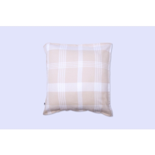 Taie d’oreiller 63 x 63 cm Flanelle de coton HECTOR – Beige