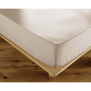 Drap-Housse 160 x 200 cm Percale de Coton 120 Fils Unie PERRINE – Pampa sur Mon Linge de Maison Drap-Housse 160 x 200 cm Percale de Coton 120 Fils Unie PERRINE – Pampa
