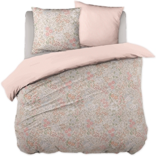 Parure de lit PIMPRENELLE 200 x 200 cm – 100 % coton 57 fils – Réversible