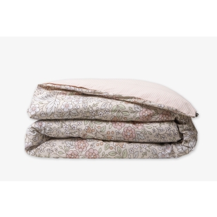 Parure de lit PIMPRENELLE 240 x 220 cm – 100 % coton 57 fils – Réversible sur Mon Linge de Maison Parure de lit PIMPRENELLE 240 x 220 cm – 100 % coton 57 fils – Réversible