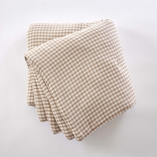 Bout de lit 90 x 200 cm Double Gaze de Coton Matelassé VICKIE Ficelle sur Mon Linge de Maison Bout de lit 90 x 200 cm Double Gaze de Coton Matelassé VICKIE Ficelle