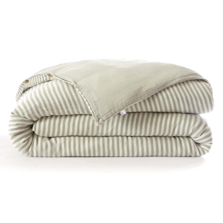 Housse de Couette Réversible 260 x 240 cm Double Gaze de Coton 125 g/m² Livia Ficelle sur Mon Linge de Maison Housse de Couette Réversible 260 x 240 cm Double Gaze de Coton 125 g/m² Livia Ficelle