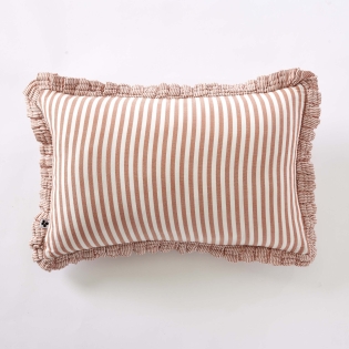 Coussin Déhoussable Gaze de Coton 40 x 60 cm Abricot – LIVIA sur Mon Linge de Maison Coussin Déhoussable Gaze de Coton 40 x 60 cm Abricot – LIVIA