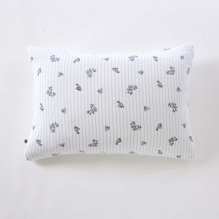 Taie d'oreiller 50 x 70 cm Double gaze de coton imprimée SUZANNE