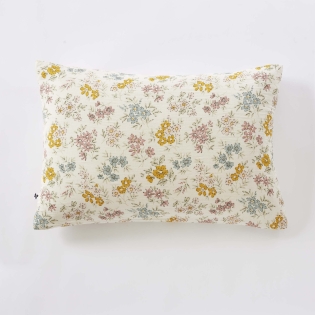 Taie d'Oreiller 50 x 70 cm Double Gaze de Coton 125 g/m² Ava Pampa sur Mon Linge de Maison Taie d'Oreiller 50 x 70 cm Double Gaze de Coton 125 g/m² Ava Pampa