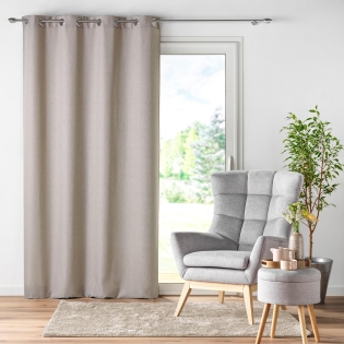 Rideau à œillets – 140 x 260 cm – chambray uni Newton - Lin