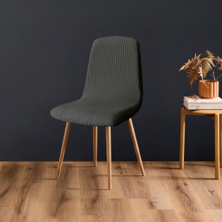 Housse de chaise scandinave extensible gaufrée SACHA Anthracite 40-50 cm sur Mon Linge de Maison Housse de chaise scandinave extensible gaufrée SACHA Anthracite 40-50 cm