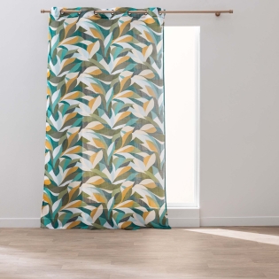 Voilage à œillets – 140 x 240 cm – luminette – imprimé Swan