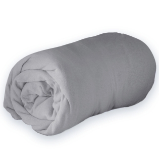 Drap-housse 160 x 200 cm – 100% coton jersey extensible – Bonnet 30 cm – Galet