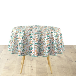Nappe Ronde Ø160 cm – PVC Imperméable – Facile d’Entretien - INDIANA