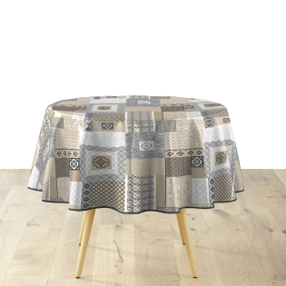Nappe Ronde Ø160 cm – PVC Imperméable – Facile d’Entretien - Costa