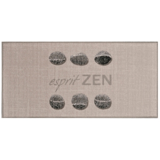 tapis deco rectangle 57 x 115 cm imprime esprit zen