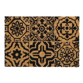 paillasson rectangle 40 x 60 cm coco imprime lisbonne