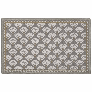 tapis rectangle antidérapant 50 x 80 cm imprime Art deco chic
