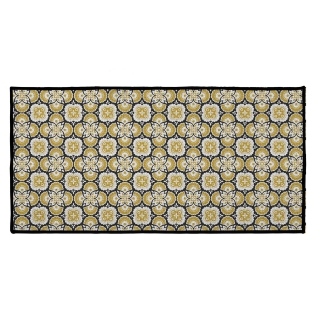 tapis rectangle 57 x 115 cm imprime festine
