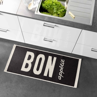Tapis anti dérapant rectangle 50 x 120 cm bouclette Appetito