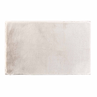 Tapis rectangle 60 x 90 cm imitation fourrure feline Naturel