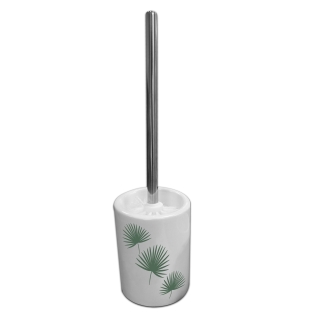 brosse wc (0) 10 x 37 cm ceramique imprimee jungly