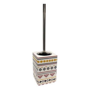 BROSSE WC 10.4 x 10.4 x 41 CM CERAMIQUE IMPRIMEE ESTEBAN