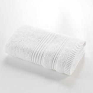 Serviette invité – 30 x 50 cm – éponge unie – 500 g/m² – TENDRESSE Blanc sur Mon Linge de Maison Serviette invité – 30 x 50 cm – éponge unie – 500 g/m² – TENDRESSE Blanc