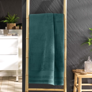 Drap de douche 70 x 130 cm éponge unie tendresse Orage