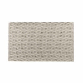 Tapis rectangle 50 x 80 cm coton/polyester tisse alivia Lin sur Mon Linge de Maison Tapis rectangle 50 x 80 cm coton/polyester tisse alivia Lin
