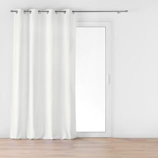 Rideau a oeillets 140 x 260 cm velours jacquard mika Blanc
