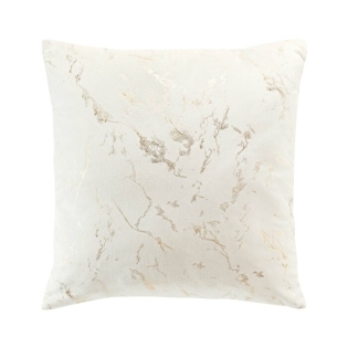 Coussin dehoussable compresse 45 x 45 cm velours imprime metallise marius Sans