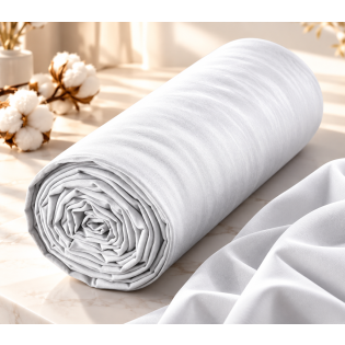 Drap housse 2 en 1 imperméable 140 x 190 cm – Coton 57 fils – DUO PROTECT Blanc sur Mon Linge de Maison Drap housse 2 en 1 imperméable 140 x 190 cm – Coton 57 fils – DUO PROTECT Blanc