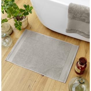 Tapis de bain 50 x 70 cm – Coton Épais 600 g/m² – Garance Argile