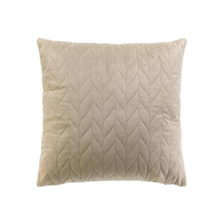 Housse de Coussin 40 x 40 cm – Velours Uni Daisy Taupe