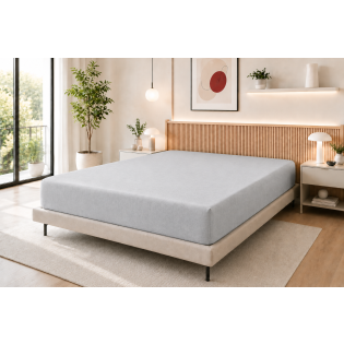 Drap Housse 140 x 190 cm Nuage – 100% Coton 57 Fils/cm²