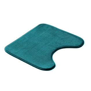 Contour wc microfibre 45*45cm vitamine Bleu/emeraude sur Mon Linge de Maison Contour wc microfibre 45*45cm vitamine Bleu/emeraude